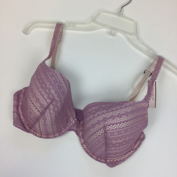 Victoria's Secret Other - Victorias Secret 32DD Bra Lined Demi Lavender Lace